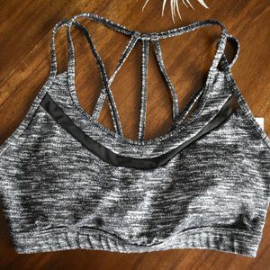 Victoria's Secret Grey and Black Sports Bra